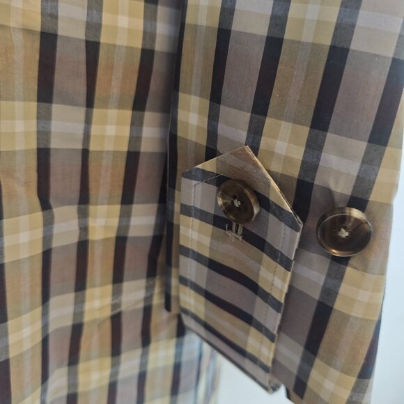 The Row Tavishina Checked Silk-blend Coat Beige by The Row - Picture 9 of 10